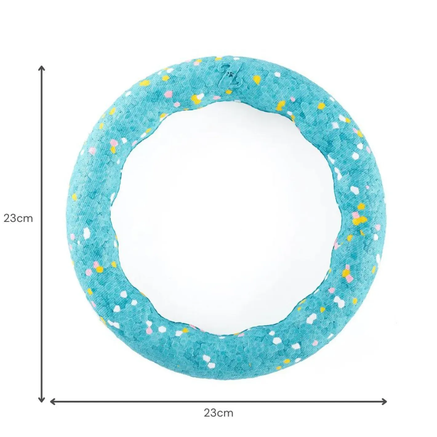Zippy Paws AirTuff Puncture Resistant Floating Dog Toy - Ring Hot