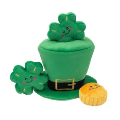Zippy Paws Burrow Interactive Dog Toy - Leprechaun Hat Sale