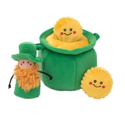 Zippy Paws Burrow Interactive Dog Toy - Pot of Gold Clearance