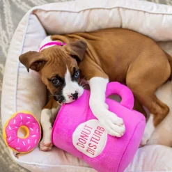 Zippy Paws Burrow Interactive Dog Toy - Coffee and Donutz with 3 Squeaky Donuts Online