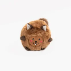 Zippy Paws Bushy Throw Crinkly Plush Fetch Dog Toy - Squirrel Outlet