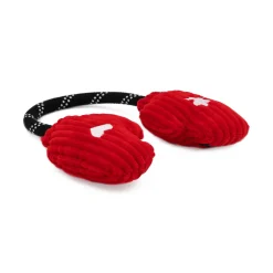 Zippy Paws Christmas RopeTugz Plush Squeaker Dog Toy - Mittens Best