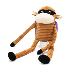 Zippy Paws Crinkle Monkey Long Leg Plush Dog Toy - SuperMonkey Online
