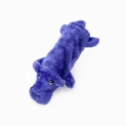 Zippy Paws Crusherz with Replaceable Plastic Squeaker Bottle Dog Toy - Hippo Fashion