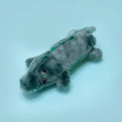 Zippy Paws Crusherz with Replaceable Plastic Squeaker Bottle Dog Toy - Alligator New