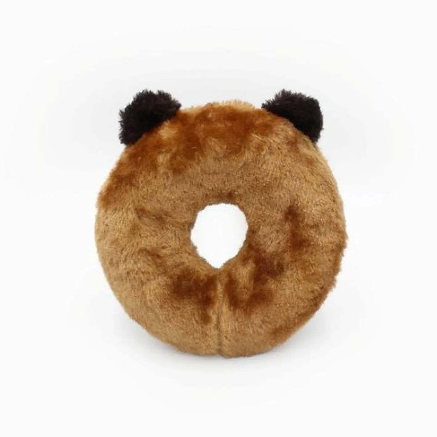 Zippy Paws Donutz Buddies Plush Squeaker Dog Toy - Bear Sale