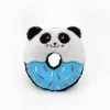 Zippy Paws Donutz Buddies Plush Squeaker Dog Toy - Panda Outlet