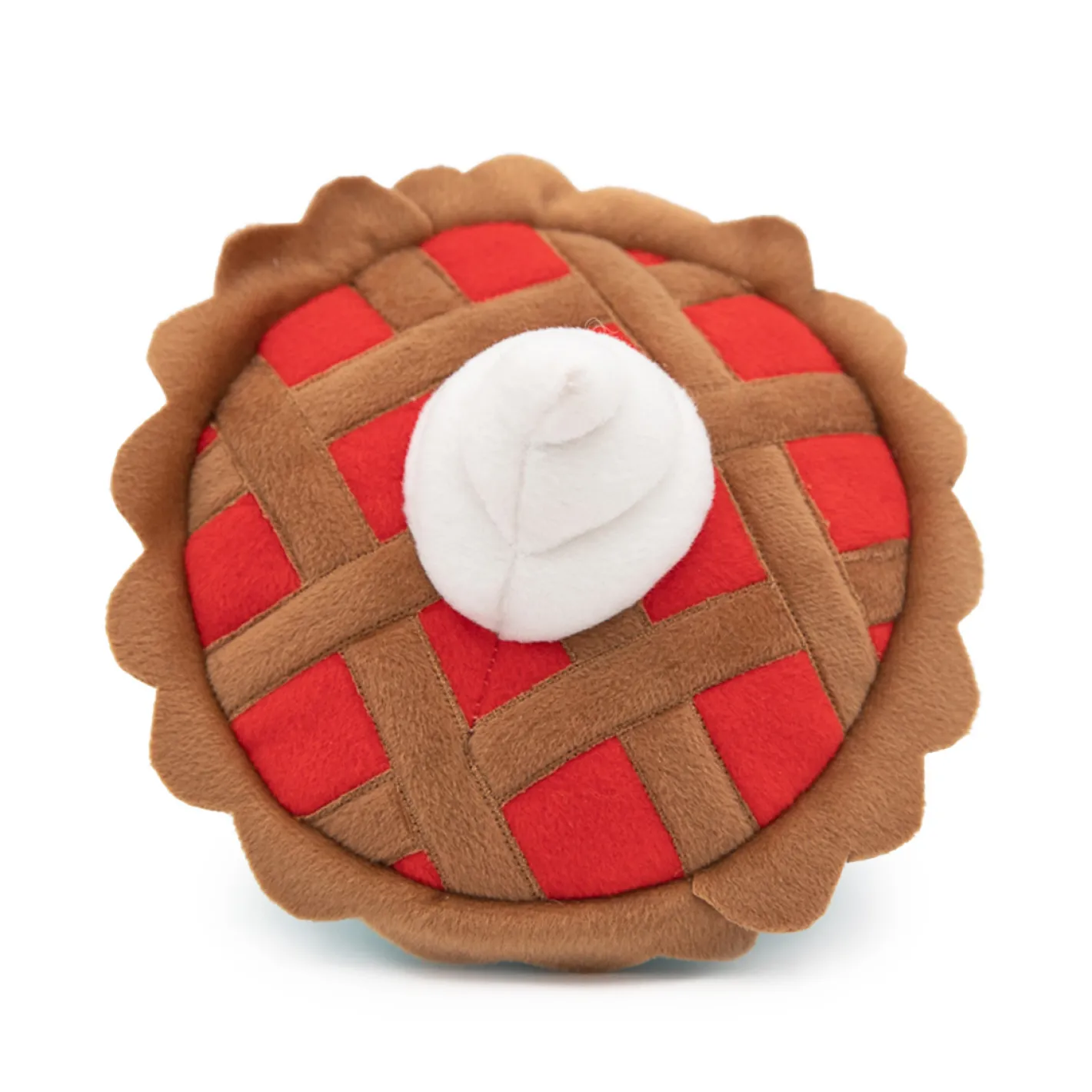 Zippy Paws Fall Harvest Pumpkin Pie Plush Squeaker Dog Toy Fashion