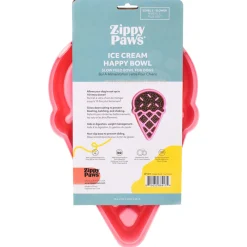 Zippy Paws Happy Bowl Interactive Slow Food Dog Bowl - Ice Cream Online