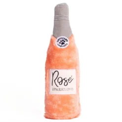 Zippy Paws Happy Hour Crusherz with Replaceable Squeaker Bottle Dog Toy - Rosé Clearance