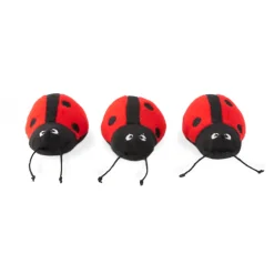 Zippy Paws Interactive Burrow Dog Toy - 3 Ladybugs in a Leaf Discount