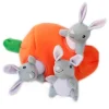 Zippy Paws Interactive Burrow Dog Toy - Bunny 'n Carrot Discount
