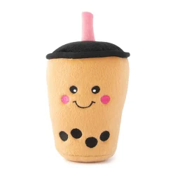 Zippy Paws NomNomz Squeaker Dog Toy - Boba Milk Tea Clearance