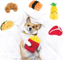 Zippy Paws NomNomz Squeaker Dog Toy - Fries Clearance