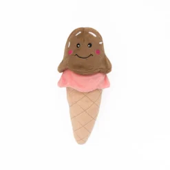 Zippy Paws NomNomz Squeaker Dog Toy - Ice Cream Online