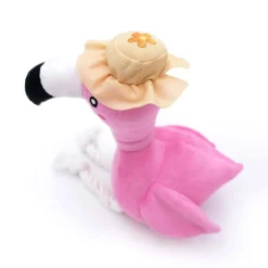 Zippy Paws Playful Pal Plush Squeaker Rope Dog Toy - Freya the Flamingo New