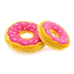 Zippy Paws Plush Jumbo Donutz Dog Toy with Blaster Squeaker Outlet