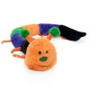 Zippy Paws Plush No Stuffing Dog Toy Deluxe Caterpillar 6 Squeakers New