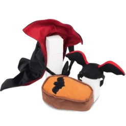 Zippy Paws Plush Squeaker Dog Toy - Halloween Costume Kit - Dracula Online