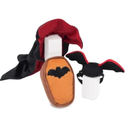 Zippy Paws Plush Squeaker Dog Toy - Halloween Costume Kit - Dracula Online