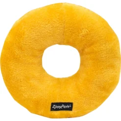 Zippy Paws Plush Squeaker Dog Toy - Jumbo Rainbow Donutz Hot