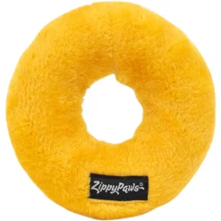 Zippy Paws Plush Squeaker Dog Toy - Rainbow Donutz Best