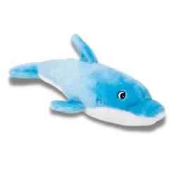 Zippy Paws Plush Squeaky Jigglerz Dog Toy - Dolphin Clearance