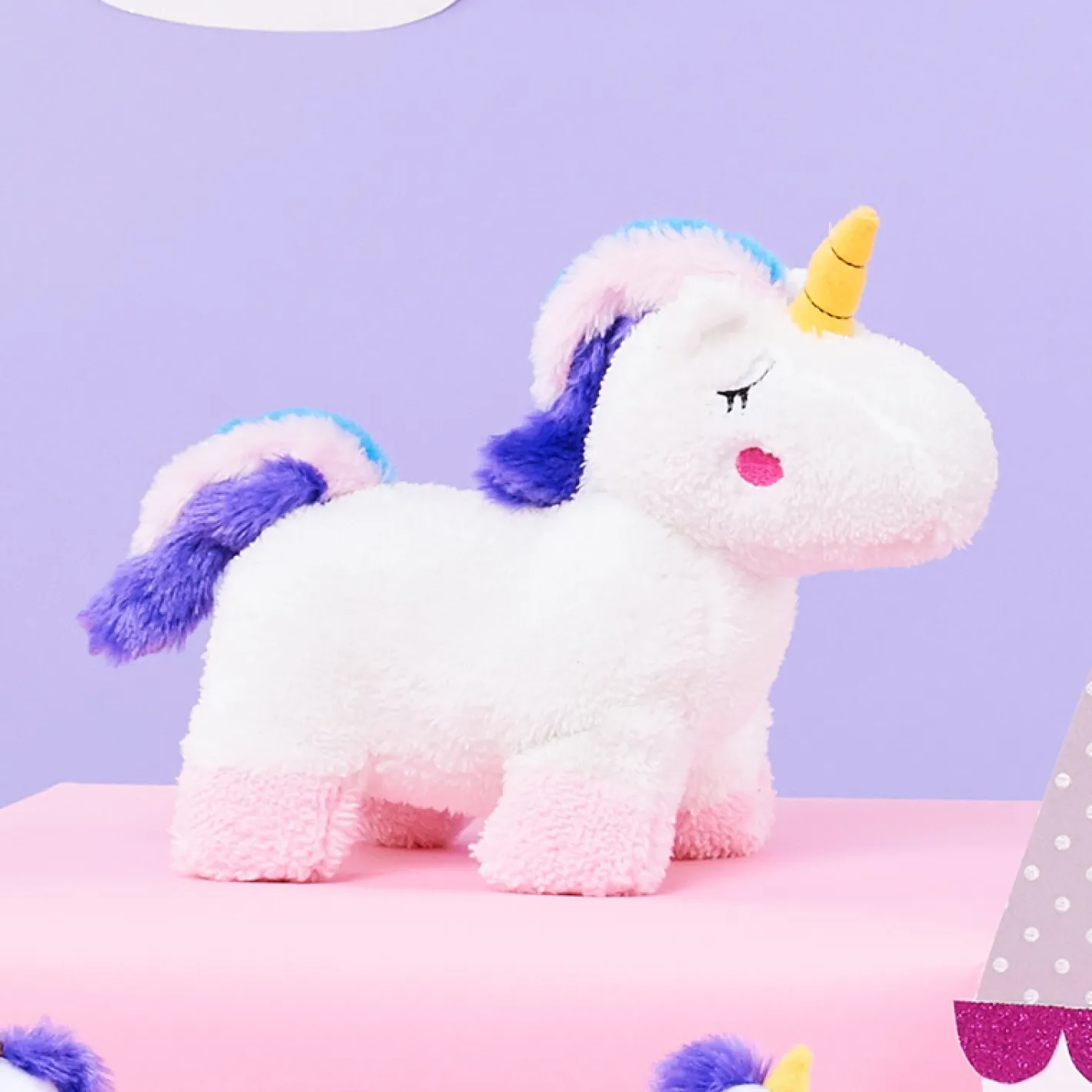 Zippy Paws Snugglerz Plush Squeaker Dog Toy - Charlotte the Unicorn Clearance