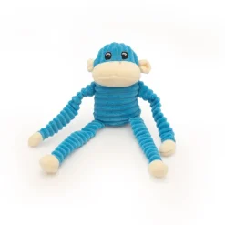 Zippy Paws Spencer the Crinkle Monkey Dog Toys - 2-Pack Small Rainbow & Blue Best