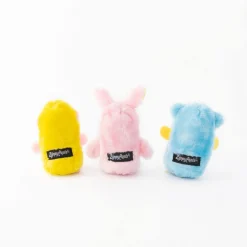 Zippy Paws Squeakie Buddies No Stuffing Small Dog Toy - Bear, Bunny & Monkey Sale