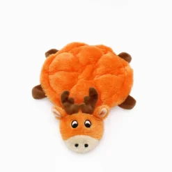 Zippy Paws Squeakie Crawler Plush Squeaker Dog Toy - Moody the Moose Outlet