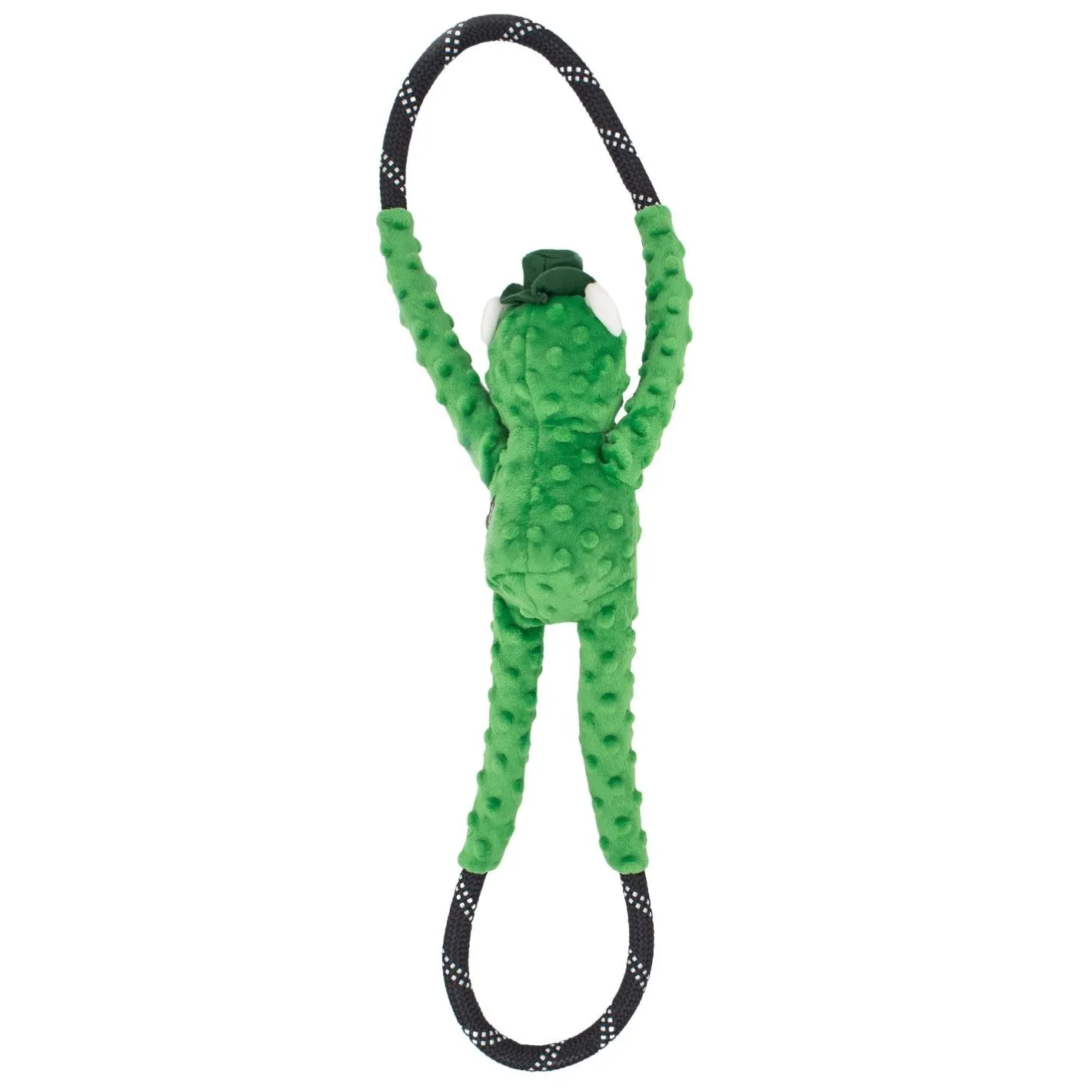 Zippy Paws St. Patrick's RopeTugz Interactive Dog Toy - Lucky Bear Clearance