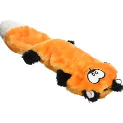 Zippy Paws Stuffing Free Squeaker Dog Toy - Zingy Fox New