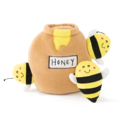 Zippy Paws Zippy Burrow Interactive Squeaker Dog Toy - Honey Pot Fashion