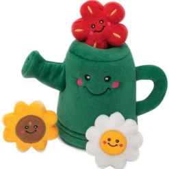 Zippy Paws Zippy Burrow Interactive Dog Toy - Watering Can + 3 Flowers Best