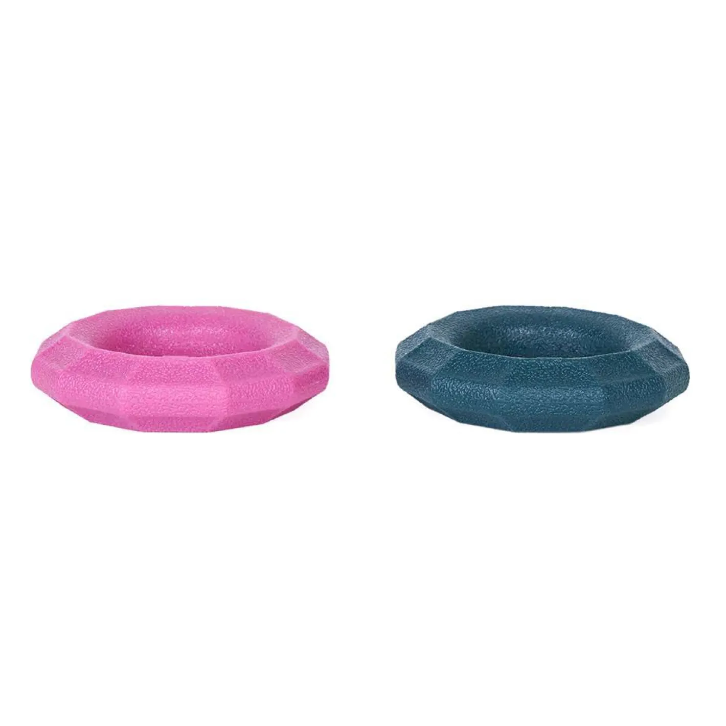 Zippy Paws ZippyTuff+ Dog Toy - Small Ring 2-Pack - Emerald & Magenta New