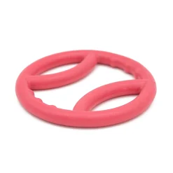 Zippy Paws ZippyTuff TPR Squeaker Ring Tug Dog Toy - Pink Online