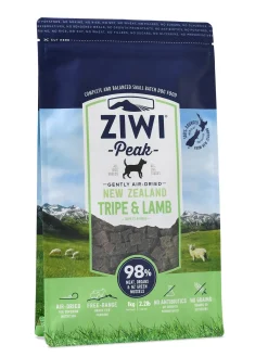 Ziwi Peak Air Dried Grain Free Dog Food 1kg Pouch - Tripe & Lamb Fashion