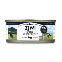 Ziwi Peak Moist Grain Free Cat Food - Free Range Beef - 85g x 24 Cans Hot