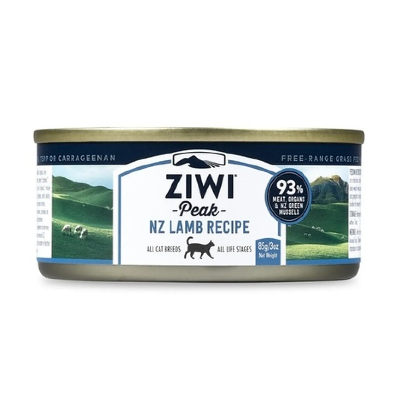 Ziwi Peak Moist Grain Free Cat Food - Free Range Lamb - 85g x 24 Cans Outlet