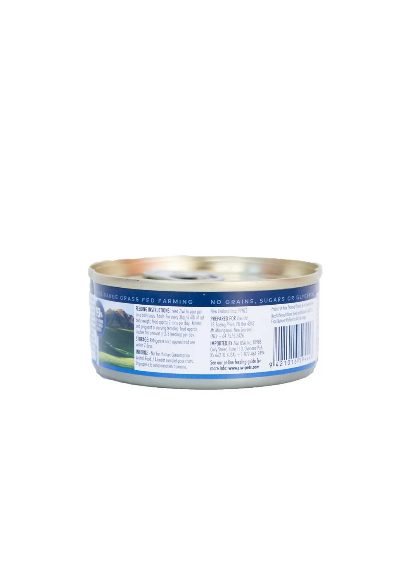 Ziwi Peak Moist Grain Free Cat Food - Free Range Lamb - 85g x 24 Cans Outlet