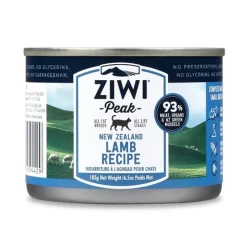 Ziwi Peak Moist Grain Free Cat Food - Free Range New Zealand Lamb -185g x 12 Cans Fashion