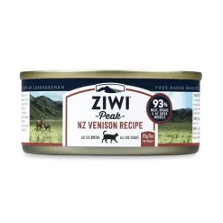 Ziwi Peak Moist Grain Free Cat Food - Free Range Venison - 85g x 24 Cans Hot