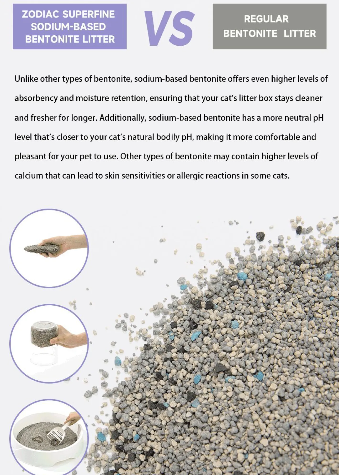 Pidan ZODIAC Natural Way Superfine Bentonite With Activated Charcoal Cat Litter 4.5Kg Outlet